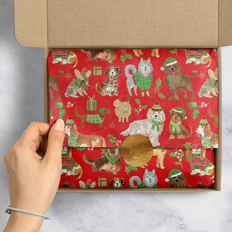 Canine Christmas Gift Tissue — additional view e