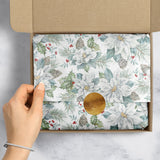Snowdrift Floral - Gift Tissue — additional view e