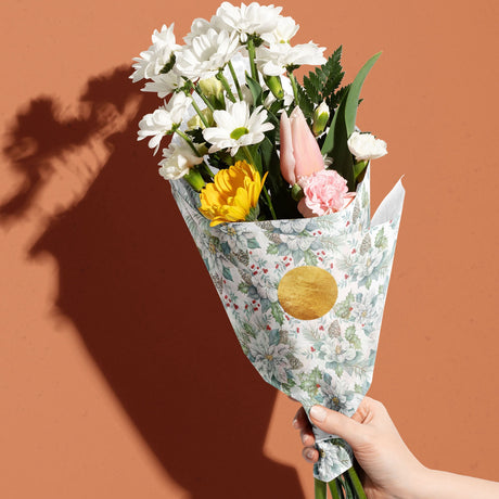 Snowdrift Floral - Gift Tissue — additional view f