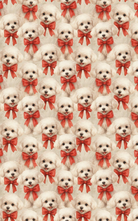 Cotton Drift, Merry Haze - Watercolor Hearts Wrapping Paper