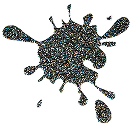 Glitter Black Screen Print