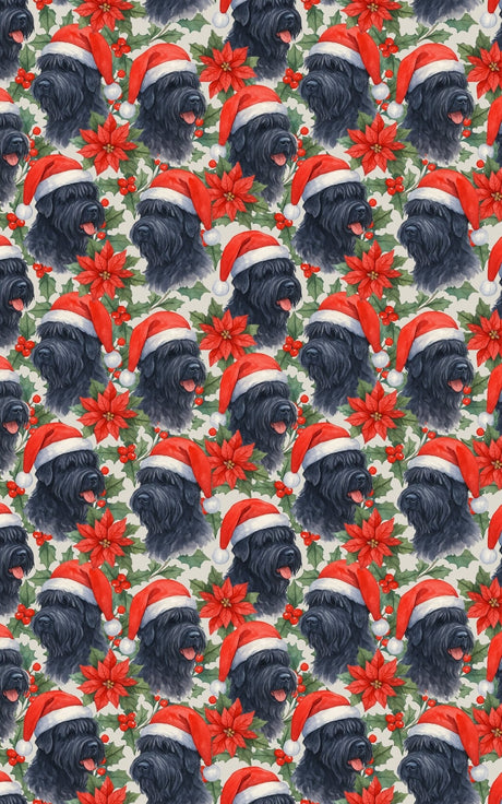 Crimson Crowned Guardian - Black Russian Terrier Wrapping Paper