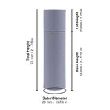 .3 ounce / 8.5 g White Coated Paper Lip Balm Tubes