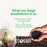 EcoSafe Zero Waste Compostable Produce Bags, 16" x 19" (QTY 1100), SKU PCK1619-6