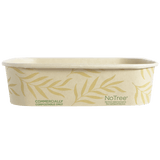 World Centric 16 oz NoTree Rectangular Paper Food Container, Compostable (QTY 300), SKU CT-NT-16
