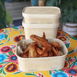 World Centric 16 oz NoTree Rectangular Paper Food Container, Compostable (QTY 300), SKU CT-NT-16