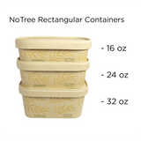 World Centric 16 oz NoTree Rectangular Paper Food Container, Compostable (QTY 300), SKU CT-NT-16