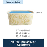 World Centric NoTree 32 oz Rectangular Food Container Compostable Paper Takeout Box (QTY 300), SKU CT-NT-32