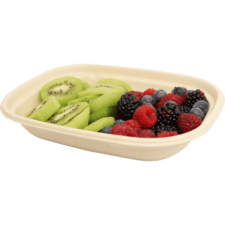 World Centric Fiber Box Laminated 8.7x6.7x1.7 in 20 oz (QTY 400), SKU CT-SC-20L-LF