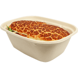 World Centric 44 oz Compostable Fiber Takeout Box 8.7 x 6.7 x 3.1 in (QTY 400), SKU CT-SC-U3-LFP