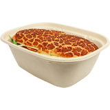 World Centric 44 oz Laminated Fiber Takeout Box 8.7 x 6.7 x 3.1in Compostable (QTY 400), SKU CT-SC-U3L-LF