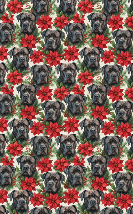 Silent Strength, Holy Night - Cane Corso Wrapping Paper