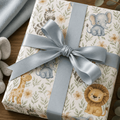Safari friends - Elephants Wrapping Paper