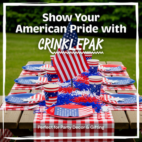 40 LB Red Crinkle Paper