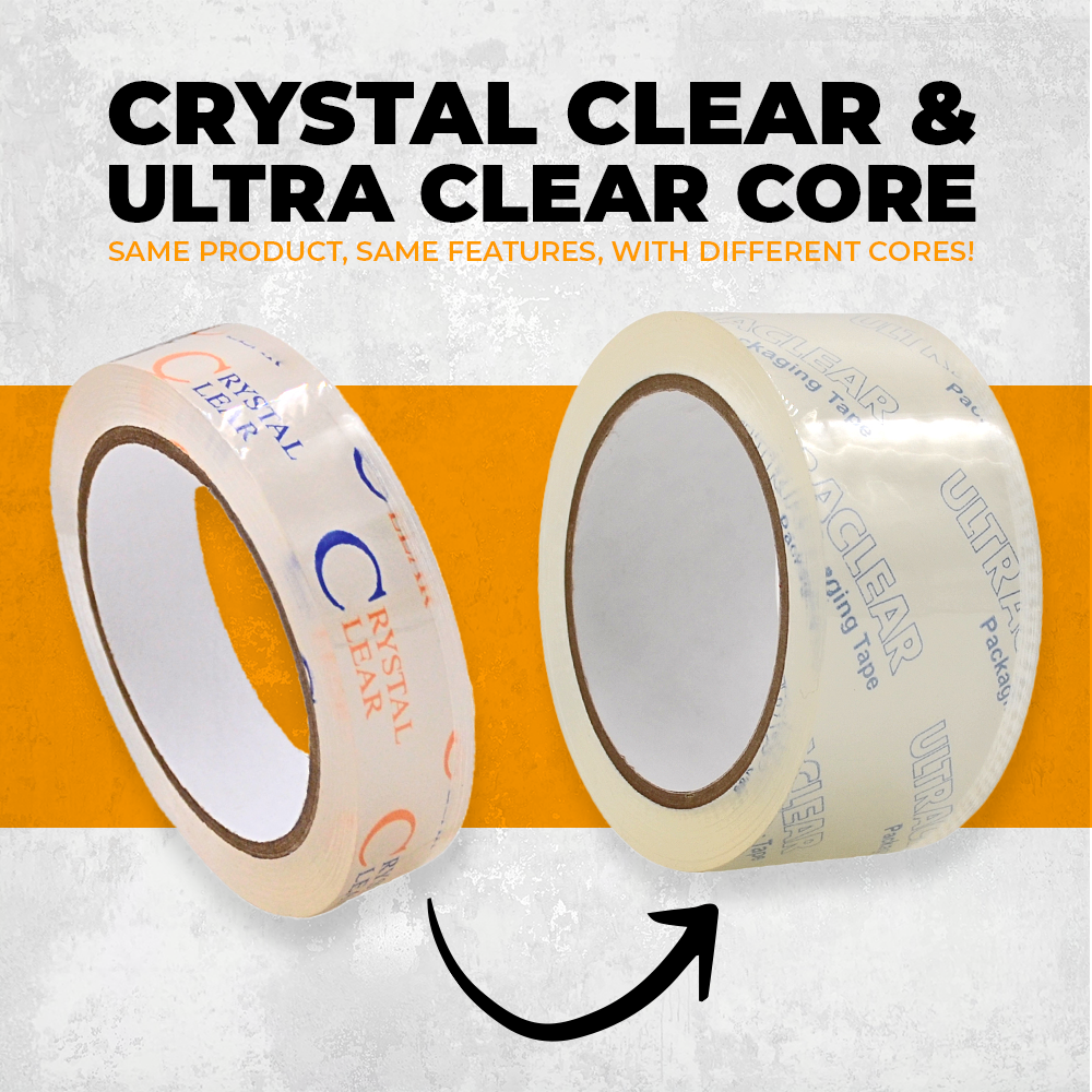Ultra Clear Packaging Tape | CST22CC (55 or 110yd, 2.2 Mil)