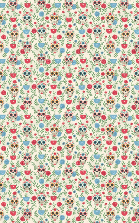 Fiesta de Calaveras - Day of the Dead Skulls Wrapping Paper