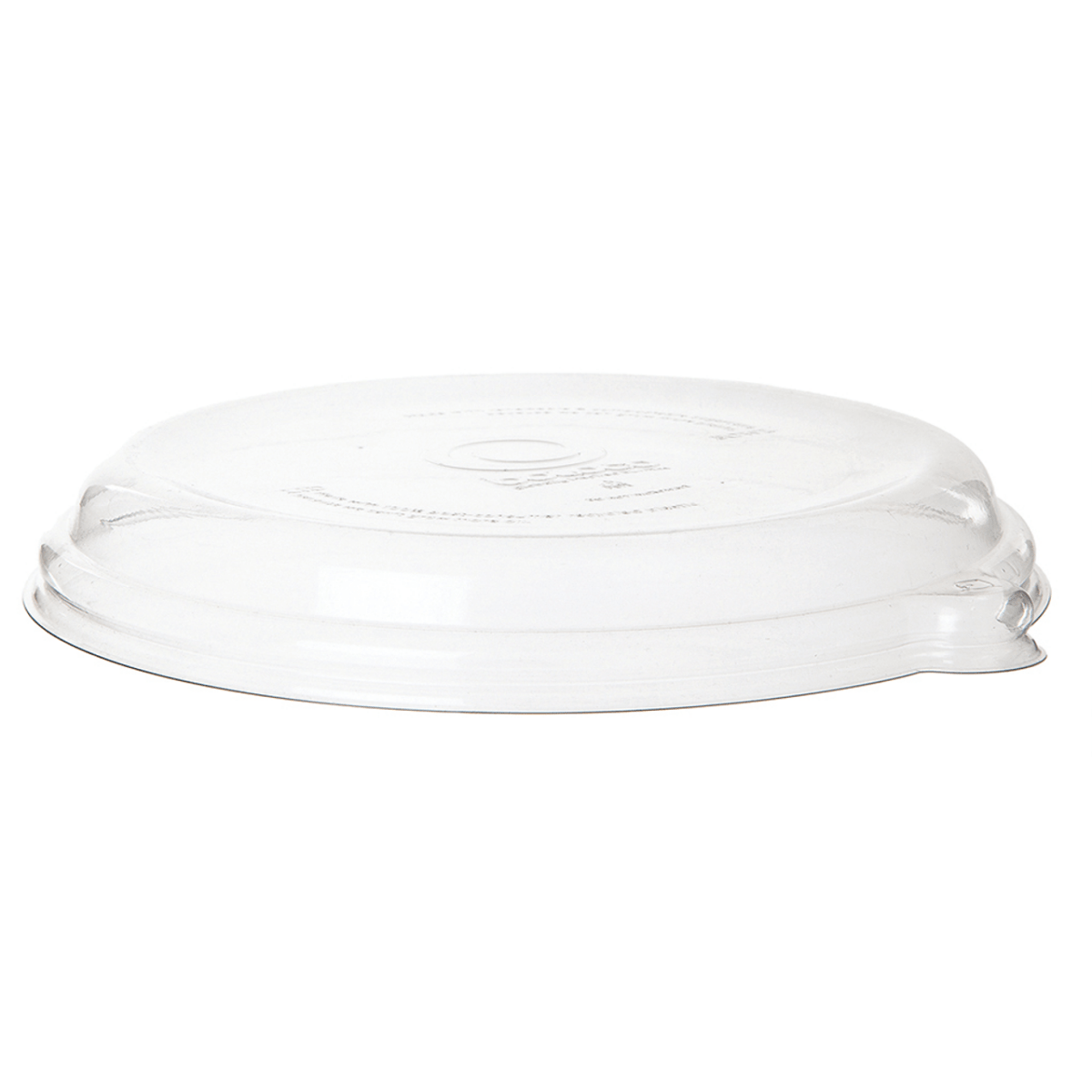 Eco-Products BlueStripe 100% Recycled PET Dome Lid, Fits 24–40oz Sugarcane Bowls (QTY 300), SKU EP-BLRDLIDUS