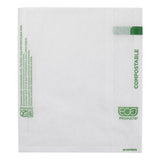 Eco-Products GreenStripe 6x6.5 Compostable Dry Wax White Sandwich Bags (QTY 2000), SKU EP-DSWBAG6