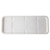 GreenStripe Vanguard Renewable & Compostable Lined Molded Fiber Meat & Produce Trays, 14.75" x 5.75" x 0.625"in, 7S (QTY:400)