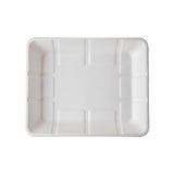 GreenStripe Vanguard Renewable & Compostable Lined Molded Fiber Meat & Produce Trays, 10.5 x 8.5 x 1.475in, 8D (QTY:300)