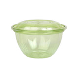 GreenStripe Veridian Renewable & Compostable Salad Bowls w/ Lids - 18oz Green (QTY:150)