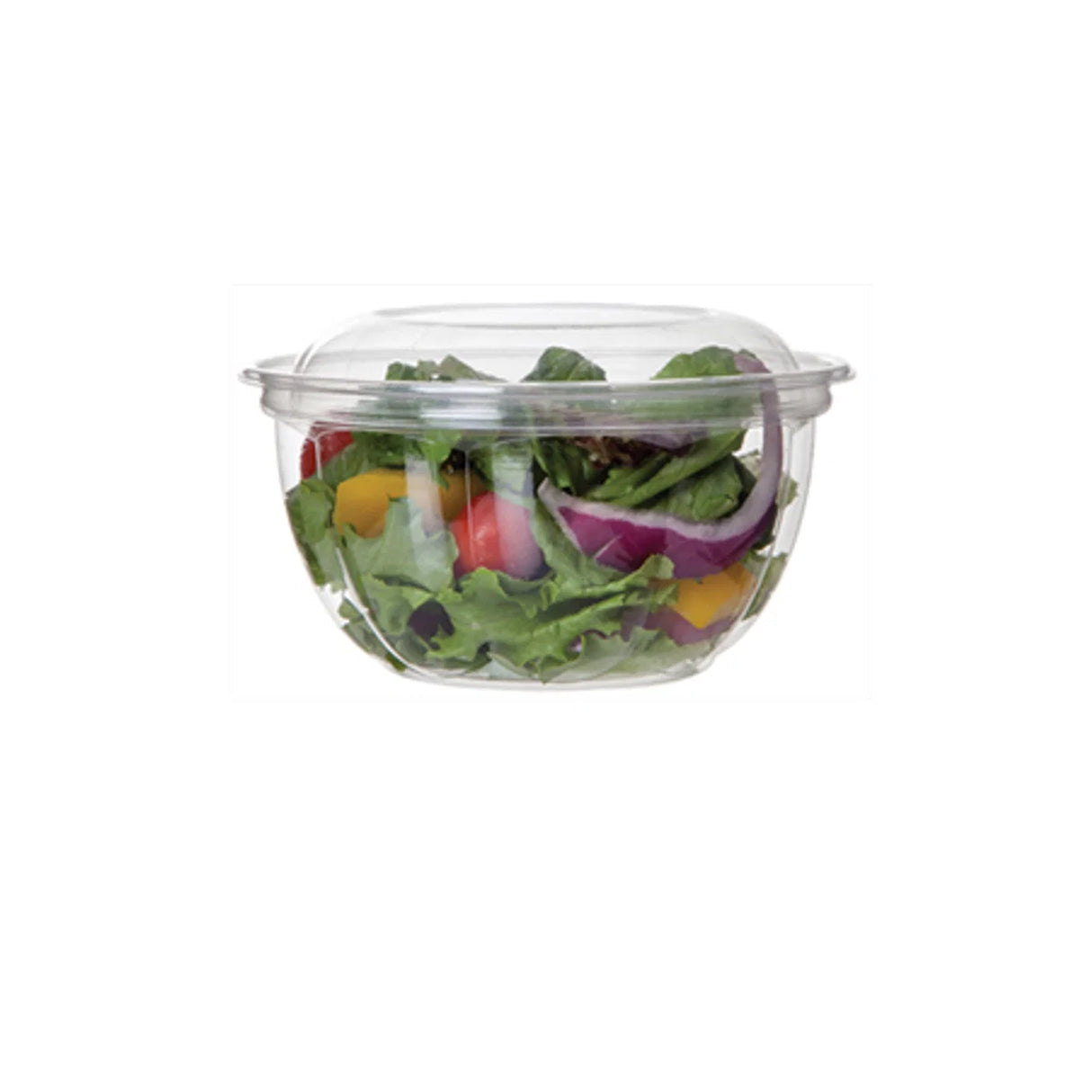 Eco-Products GreenStripe Renewable & Compostable Salad Bowls with Lids, 18 oz, PLA (QTY 150), SKU EP-SB18