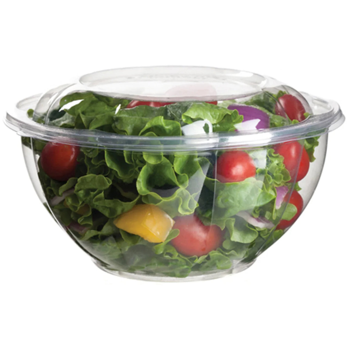 Eco-Products GreenStripe Renewable & Compostable Salad Bowls with Lid, 32oz (QTY 150), SKU EP-SB32
