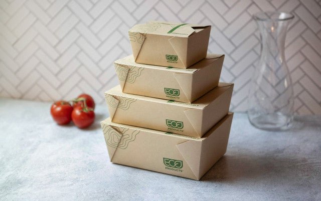 GreenStripe Renewable & Compostable 45oz Food Box #8, FSC Mix Credit SA-COC-013255 (QTY:400)