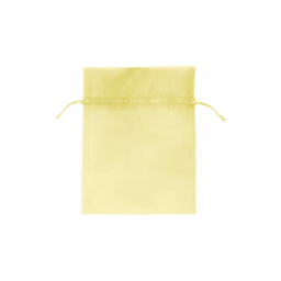 Yellow - Flat Organza Bag - 3 x 4"