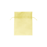 Yellow - Flat Organza Bag - 4 x 6"