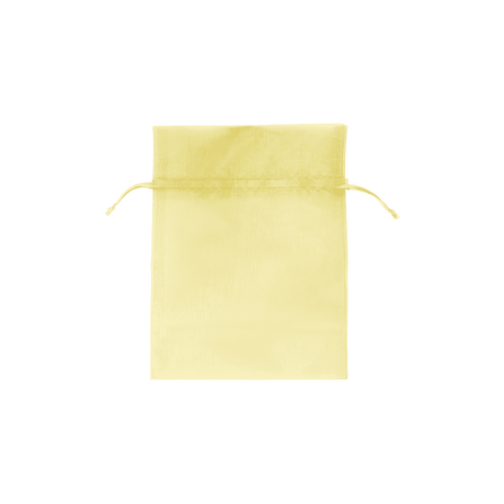 Yellow - Flat Organza Bag - 4 x 6"