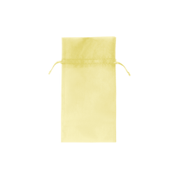 Yellow - Flat Organza Bag - 6 x 10"