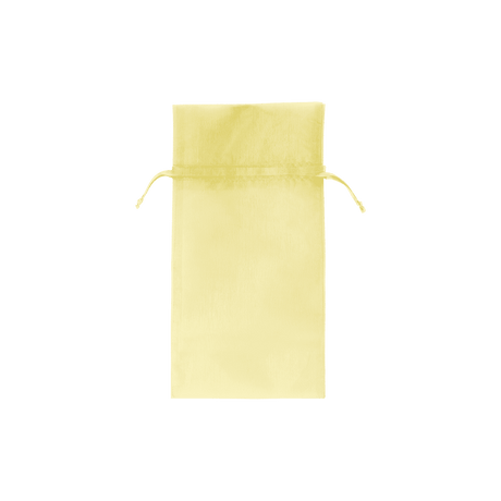 Yellow - Flat Organza Bag - 6 x 10"