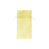 Yellow - Flat Organza Bag - 6 x 10"