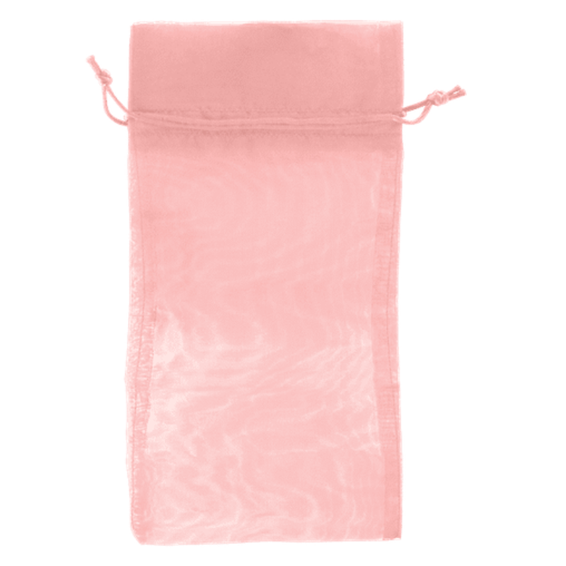 Mauve - Flat Organza Bag - 5-1/2 x 9"
