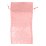 Mauve - Flat Organza Bag - 5-1/2 x 9"