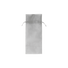 Silver - Flat Organza Wine Bag -  6-1/2 x 15"
