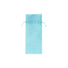 Turquoise - Flat Organza Wine Bag -  6-1/2 x 15"