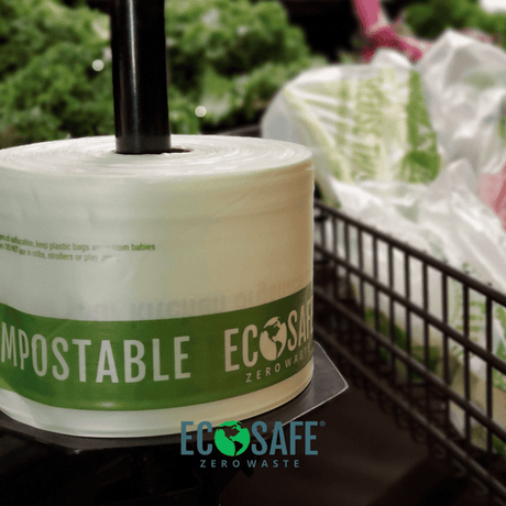 EcoSafe Zero Waste Compostable Produce Bags, 16" x 19" (QTY 1100), SKU PCK1619-6