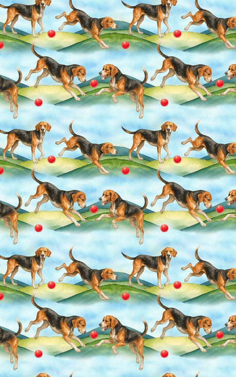 Song of the Chase - Foxhound Wrapping Paper
