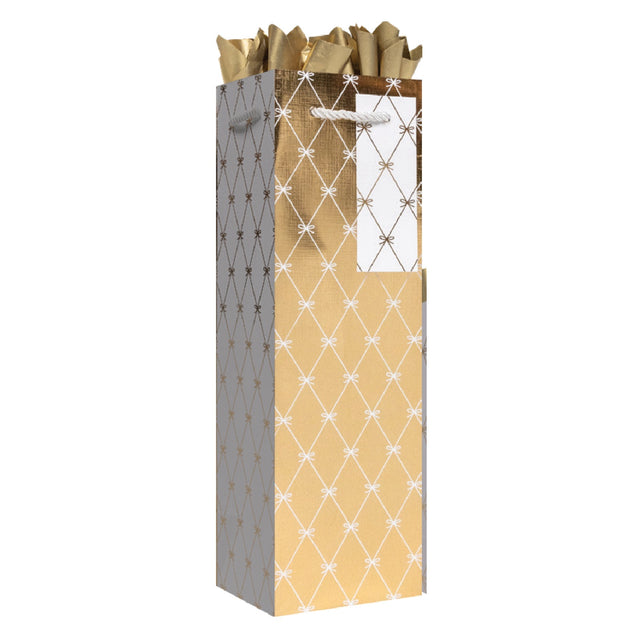 Beautiful Bows Gold Wine Bag - GBB227.1a.jpg