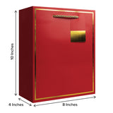 Red with Gold Frame Gift Bag - GBM0915.1b.jpg