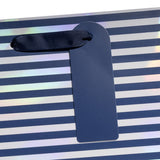 Navy Pearl Stripe Gift Bag - GBM206.1c.jpg