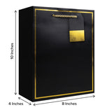 Black with Gold Frame Gift Bag - GBM2115.1b.jpg