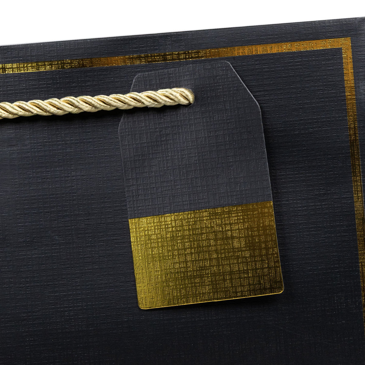 Black with Gold Frame Gift Bag - GBM2115.1c.jpg