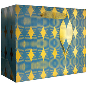 Gilded Geo Gold Gift Bag - GBM268.1a.jpg