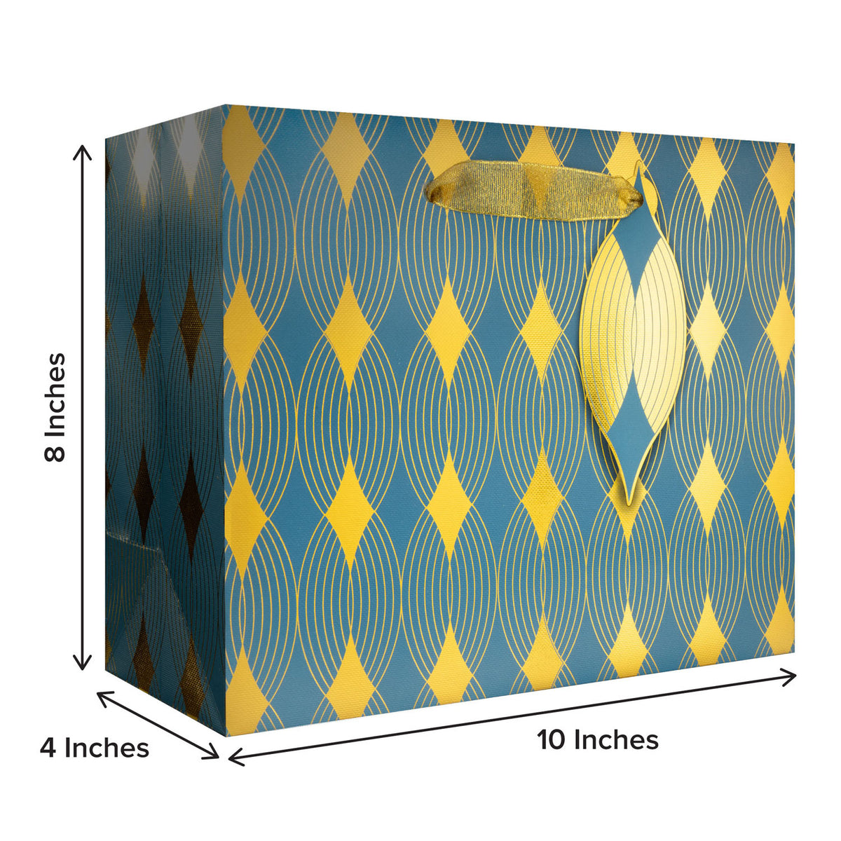 Gilded Geo Gold Gift Bag - GBM268.1b.jpg