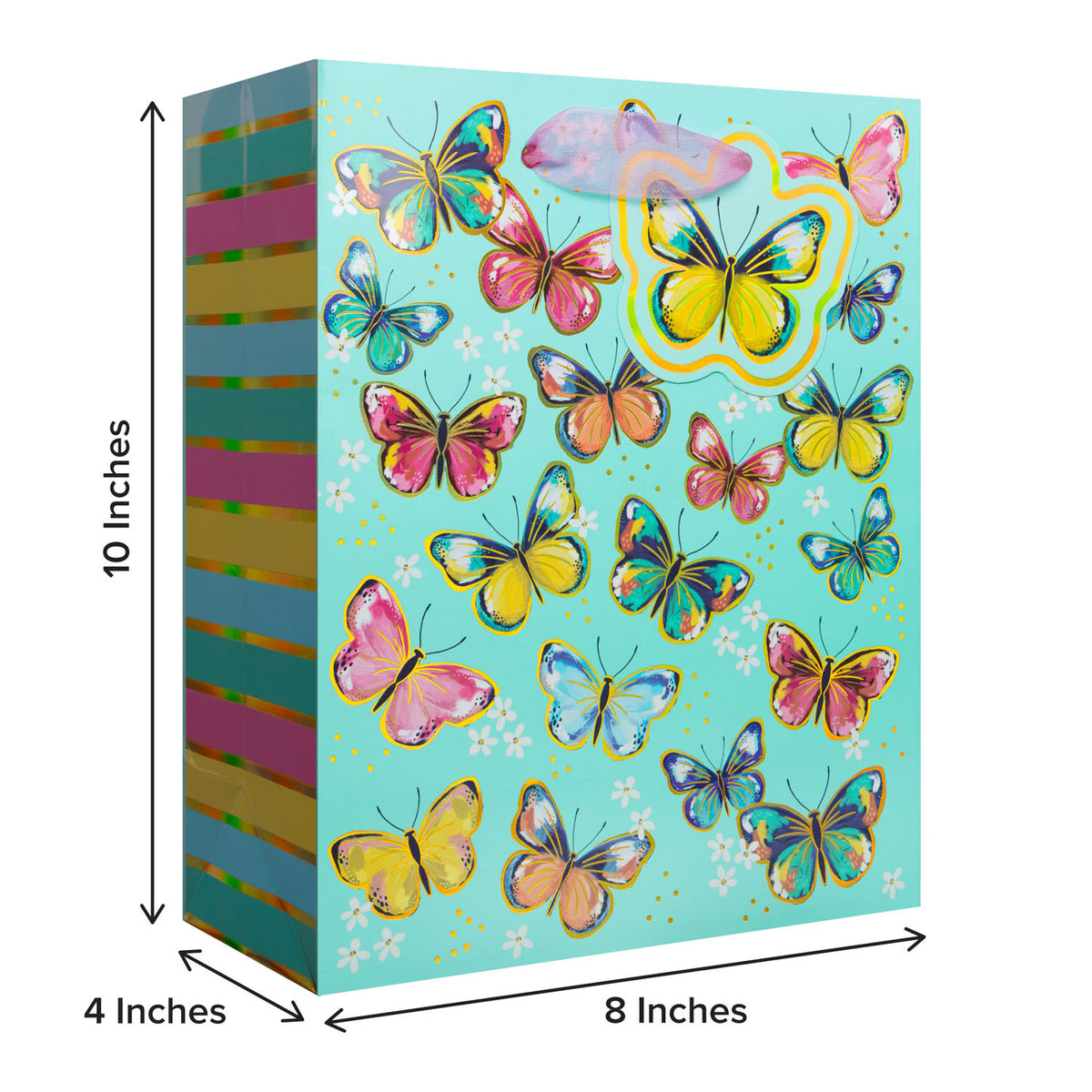 Colorful Butterflies Gift Bag - GBM469.1b.jpg