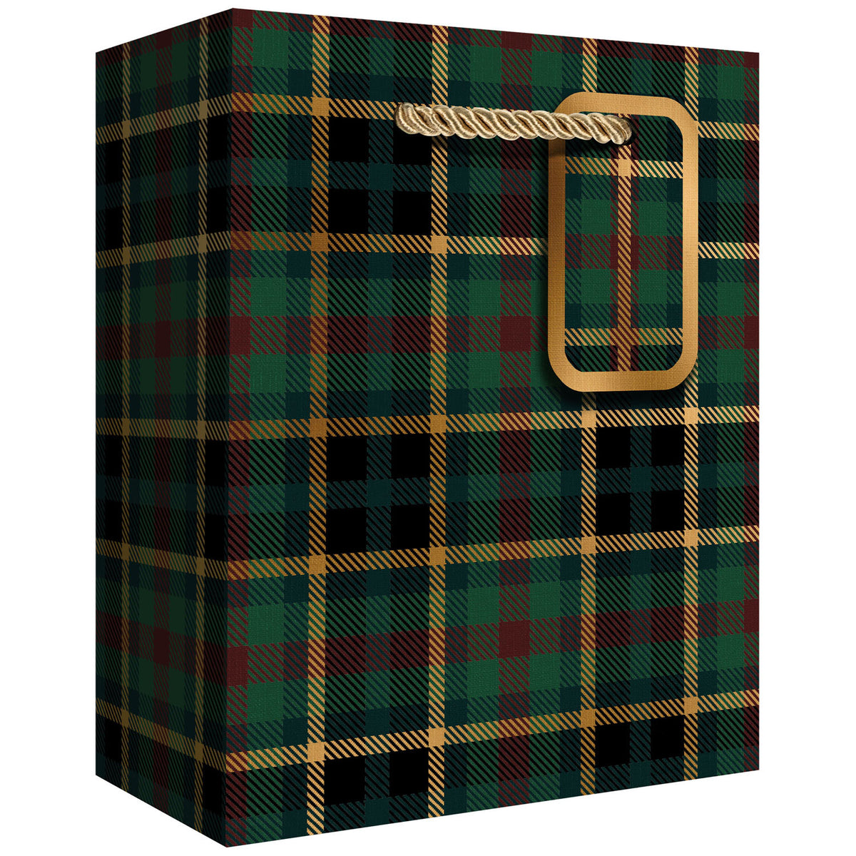 Hunter Navy Plaid Gift Bag - GBS228.1a.jpg