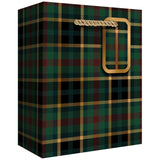 Hunter Navy Plaid Gift Bag - GBS228.1a.jpg